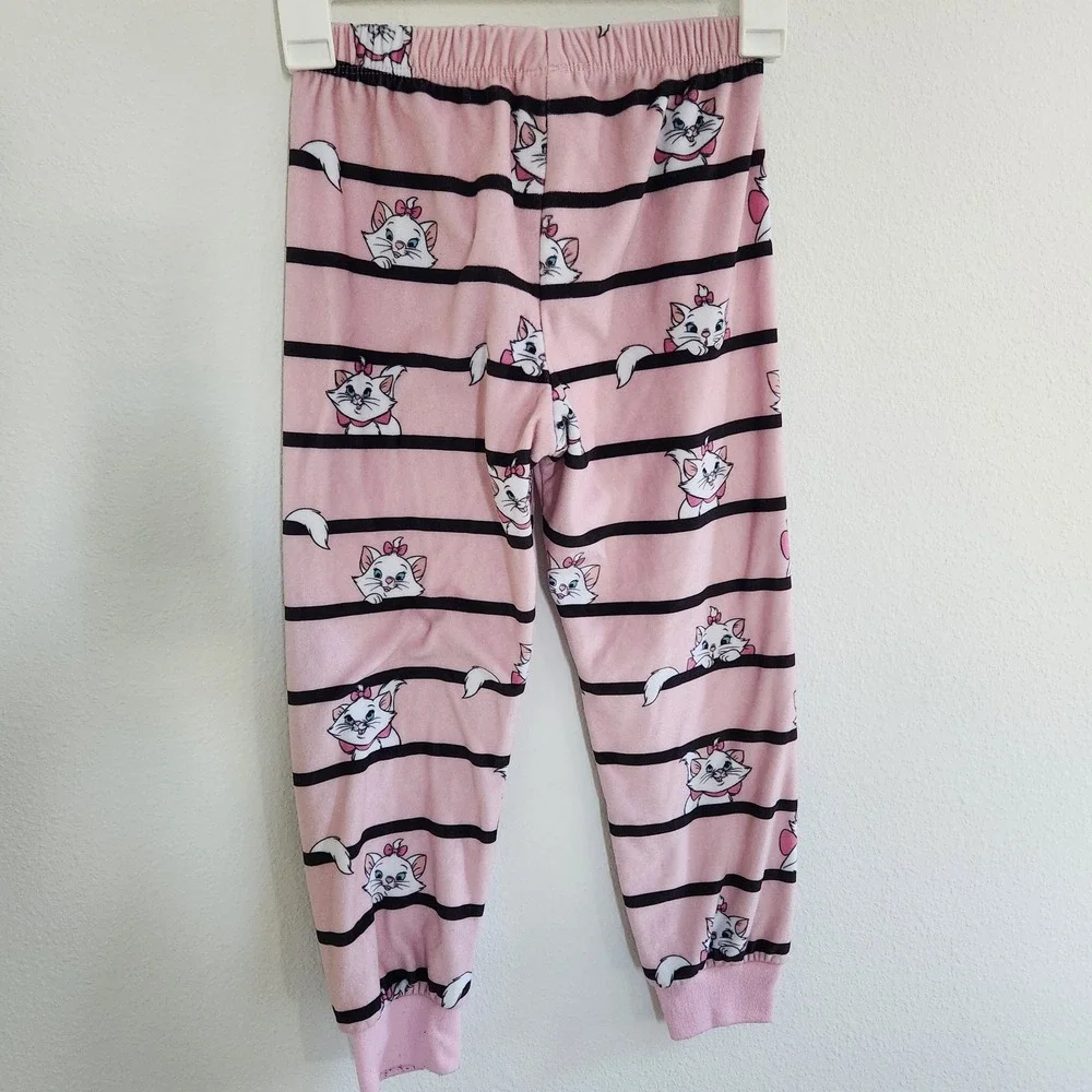 Disney Aristocats Cat Pajama Pants‎ Girls Size 5/6 Pink